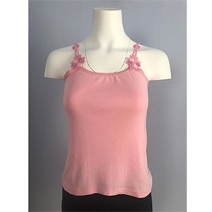 Pink Cotton Tank Top
